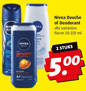 Aanbieding: Douche of Deodorant