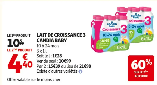 Promotie: Lait de croissance 3