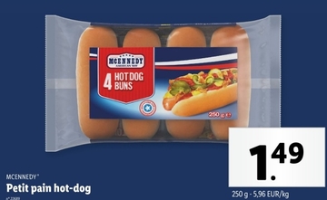 Offre: Petit pain hot-dog