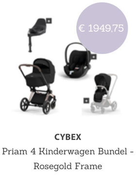 Aanbieding: Cybex Priam 4 - Kinderwagen Bundel