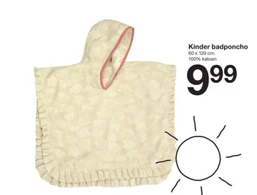Aanbieding: Kinder badponcho