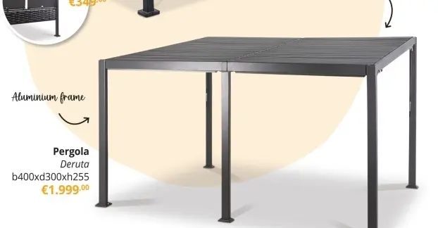Promotie: Pergola Deruta