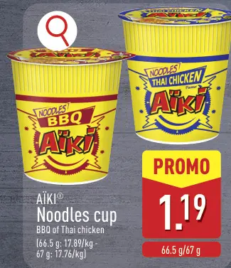Promotie: Noodles cup