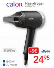 Aanbieding: Calor Haardroger CV180CO