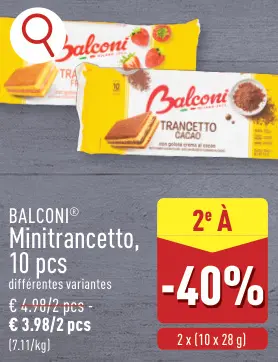 Offre: BALCONI® Minitrancetto