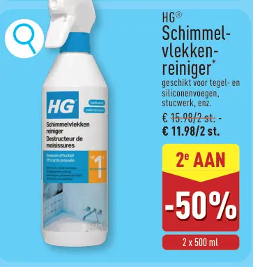 Promotie: Schimmelvlekkenreiniger