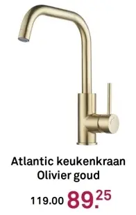 Aanbieding: Keukenkraan Olivier goud