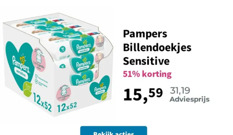 Aanbieding: Billendoekjes Sensitive
