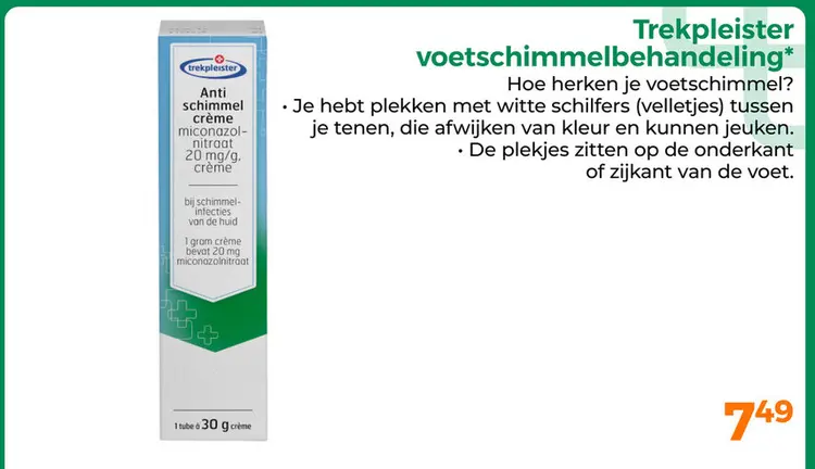 Aanbieding: Anti schimmel crème miconazolnitraat