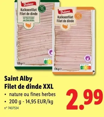 Offre: Filet de dinde XXL