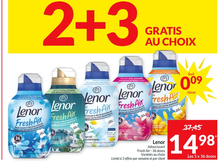Offre: Adoucissant Fresh Air