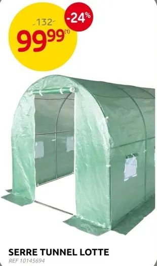 Offre: Serre tunnel lotte