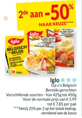 Promotie: Bereide gerechten Op z'n Belgisch