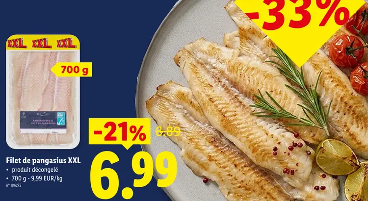 Offre: Filet de pangasius XXL