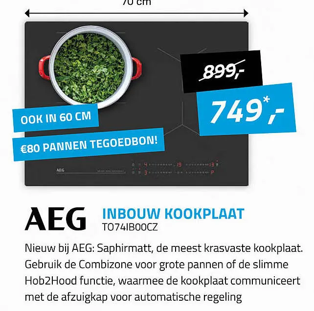 Aanbieding: Inbouw kookplaat