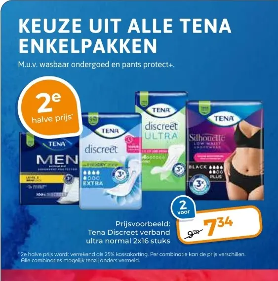 Aanbieding: Tena enkelpakken