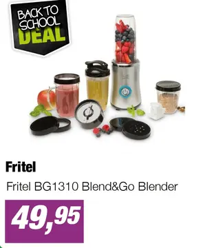 Aanbieding: Fritel BG 2310 Blend & Go Blender
