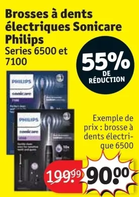 Offre: Brosses à dents électriques Sonicare Philips 