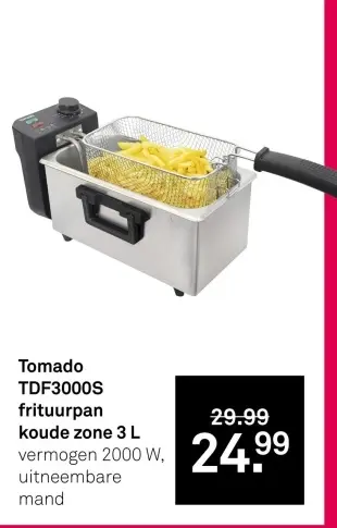 Aanbieding: TDF3000S frituurpan