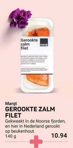Aanbieding: Gerookte zalm filet