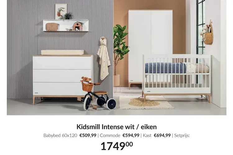 Aanbieding: Intense wit / eiken