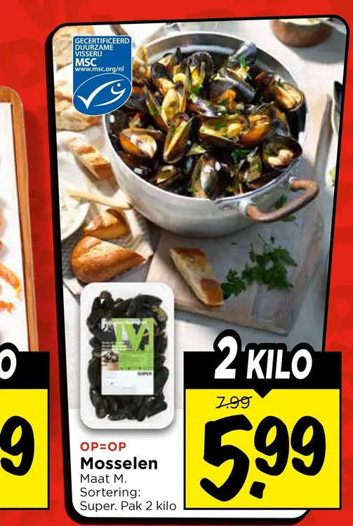 Aanbieding: Mosselen