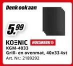 Promotie: Grill en ovenmat