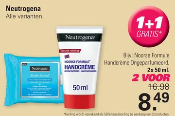 Aanbieding: Noorse Formule Handcrème Ongeparfumeerd