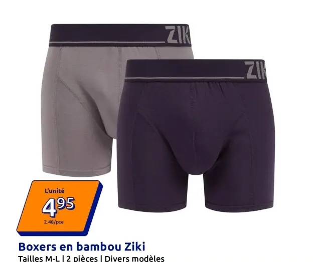 Offre: Boxers en bambou