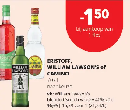 Promotie: Blended Scotch whisky