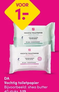 Aanbieding: Vochtig toiletpapier