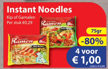 Aanbieding: Instant Noodles