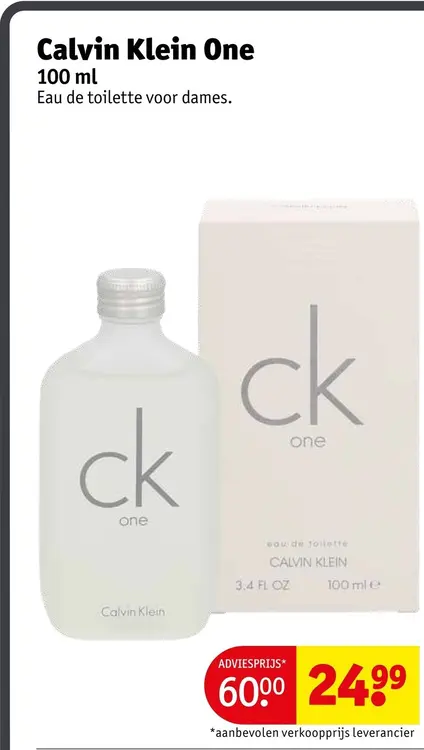 Aanbieding: Calvin Klein One