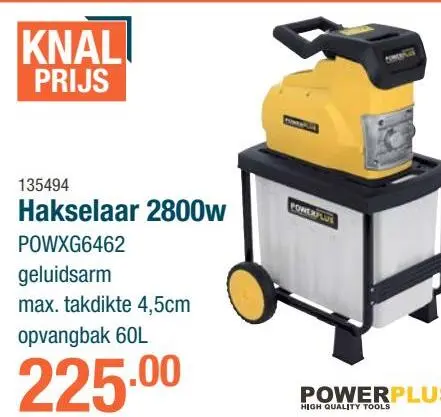 Aanbieding: Hakselaar 2800w
