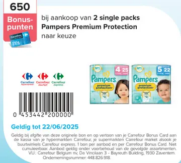 Aanbieding: Pampers Premium Protection