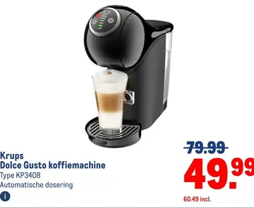 Aanbieding: Dolce Gusto koffiemachine