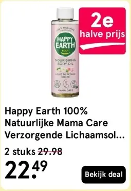 Aanbieding: Natuurlijke Mama Care Verzorgende Lichaamsolie