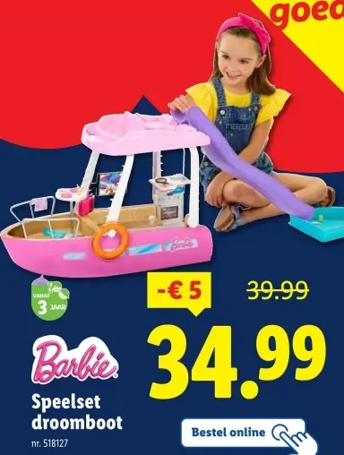 Aanbieding: Speelset droomboot