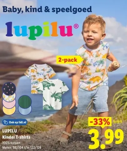 Aanbieding: Kinder T-shirts