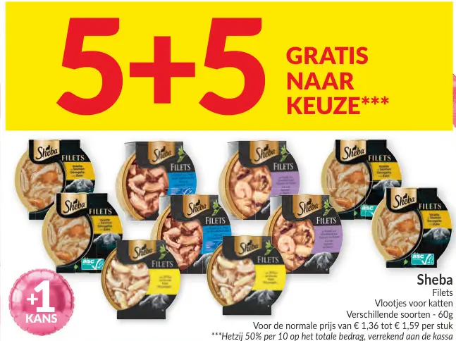 Promotie: Filets vlootjes voor katten