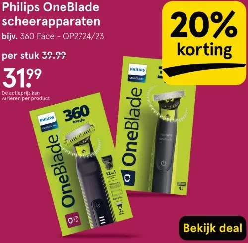 Aanbieding: Scheerapparaten