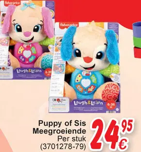 Aanbieding: Puppy of Sis meegroeiende