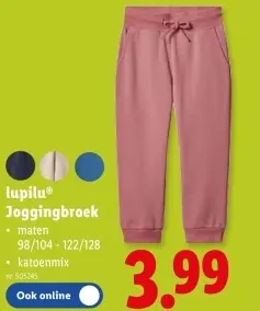 Promotie: Joggingbroek