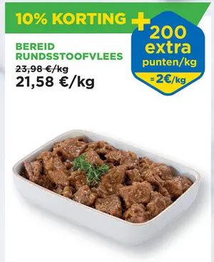 Promotie: Bereid rundsstoofvlees