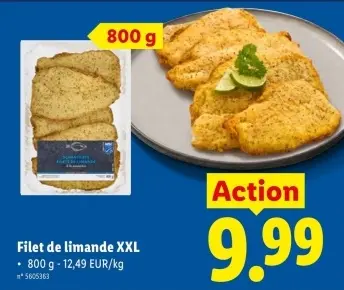 Offre: Filet de limande XXL