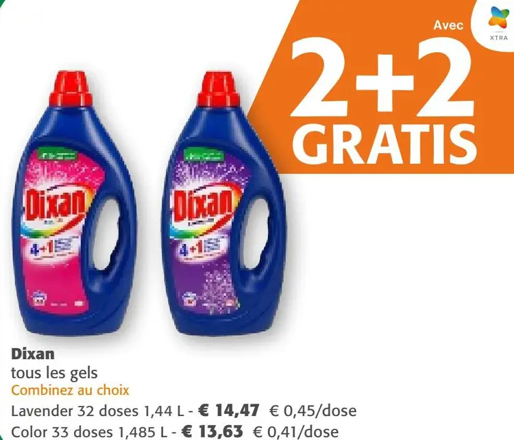 Offre: Dixan tous les gels