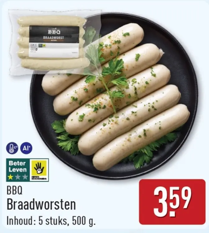 Aanbieding: Braadworsten
