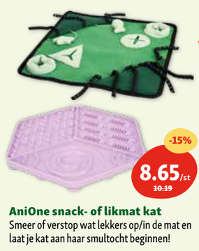 Aanbieding: AniOne snack- of likmat kat