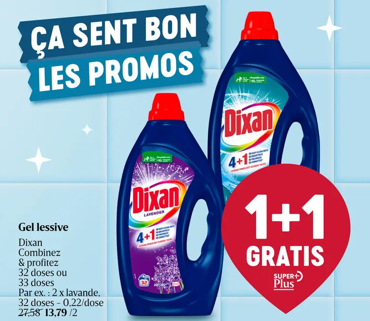 Offre: Gel lessive Dixan
