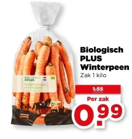 Aanbieding: Biologisch PLUS Winterpeen